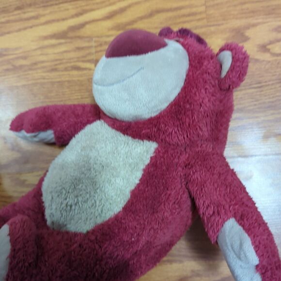 Disney Toy Story Lotso Huggin Bear Plush 14" Purple Stuffie - Picture 8 of 8